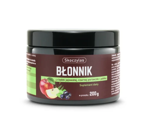 Błonnik z babki jajowatej, czarnej porzeczki i jabłka 200 g - Skoczylas