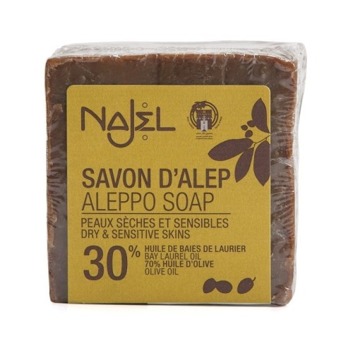 Mydło z Aleppo 30% oleju laurowego 170 g - Najel