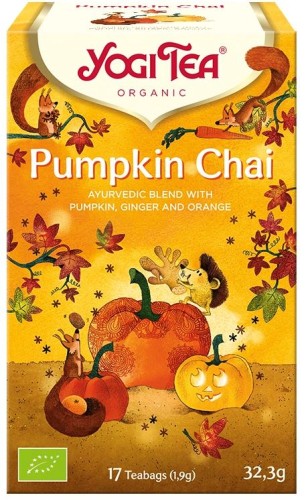 Herbata Dyniowa Pumpkin Chai BIO fix 17 x 1,9 g (saszetki) - Yogi Tea