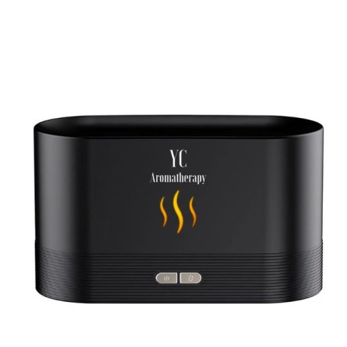 Dyfuzor ultradźwiękowy do olejków eterycznych Flame czarny - Your Candle