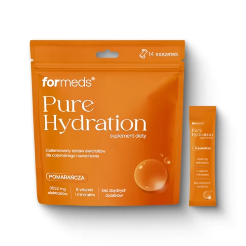 Elektrolity Pure Hydration pomarańcza 14 saszetek - ForMeds