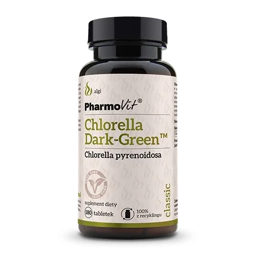 Chlorella Dark-Green™ 180 tabletek vege - PharmoVit
