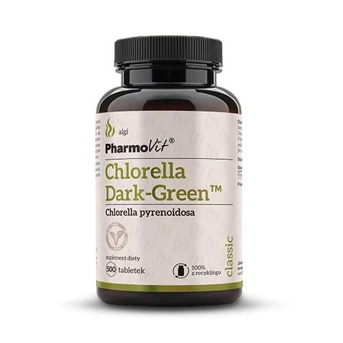 Chlorella Dark-Green™ 500 tabletek vege - PharmoVit