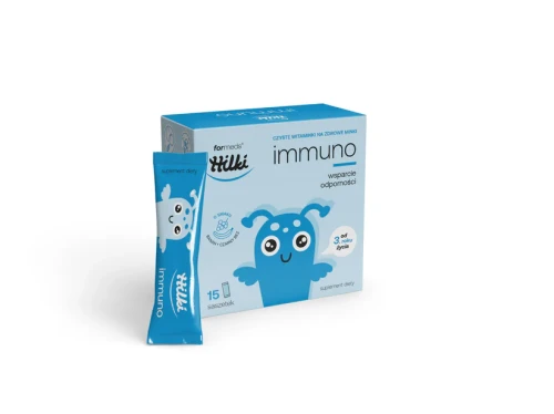 Hilki Immuno proszek dla dzieci 3+ 15 saszetek - ForMeds