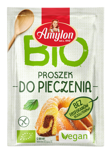 Proszek do pieczenia bezglutenowy BIO 12 g - Amylon