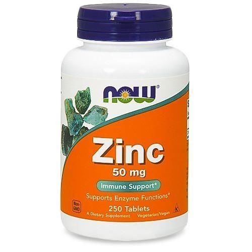 Cynk glukonian cynku zinc 500 mg 250 tabletek - Now