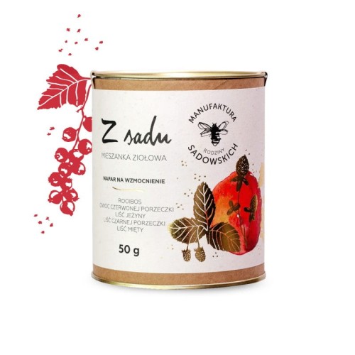 Herbata ziołowa Z sadu 50 g - Pasieki Rodziny Sadowskich