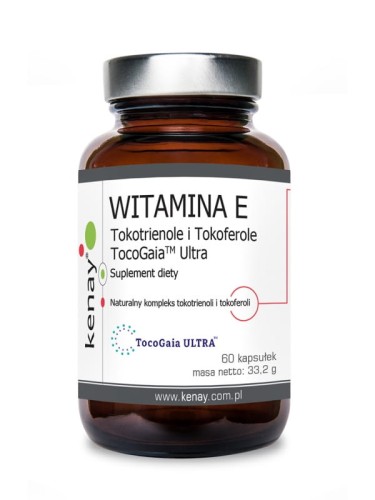 Witamina E Tokotrienole i Tokoferole TocoGaia™ Ultra 60 kapsułek - Kenay
