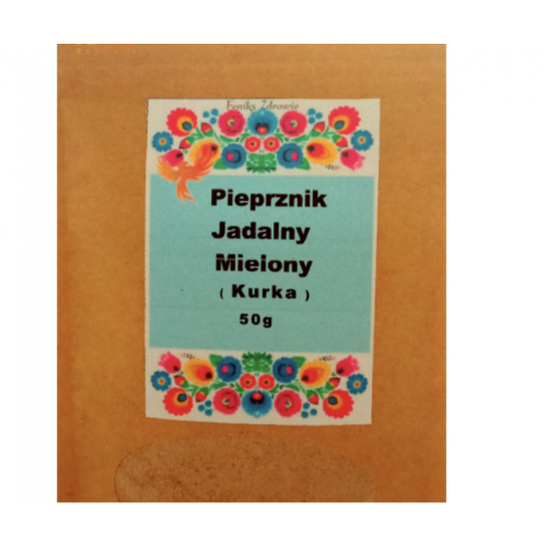 Kurka Suszona Mielona Pieprznik 50 g - Feniks Zdrowie