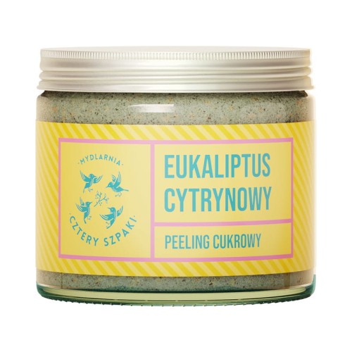 Peeling do ciała Eukaliptus Cytrynowy 250 ml - Cztery Szpaki