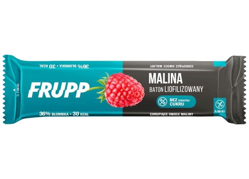 Baton liofilizowany malinowy bezglutenowy Frupp 10 g - Celiko