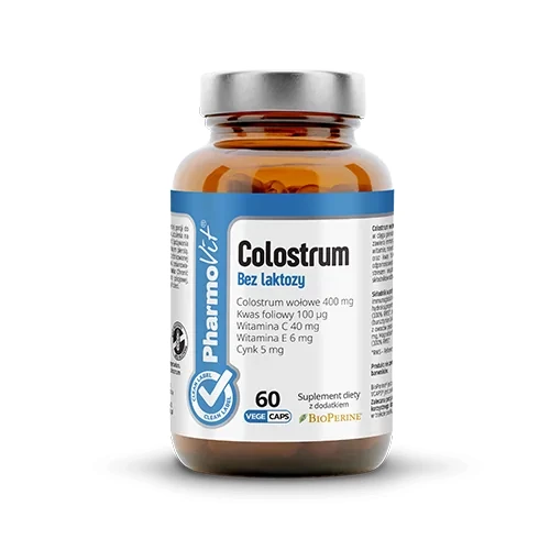 Colostrum bez laktozy 60 kapsułek - PharmoVit