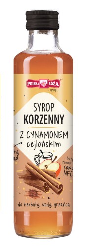 Syrop korzenny z cynamonem cejlońskim 250 ml - Polska Róża