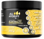 ALLHydrate Elektrolity Lemon + Kofeina 200 mg proszek 345 g 50 porcji - Aliness