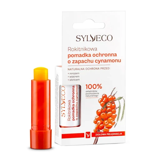 Rokitnikowa pomadka ochronna o zapachu cynamonu 4,4 g - Sylveco