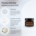 Przeciwzmarszczkowy krem do twarzy 0,5% retinolu H10 i retinoinianu HPR Róża z Jagodą 15 ml - Mokosh