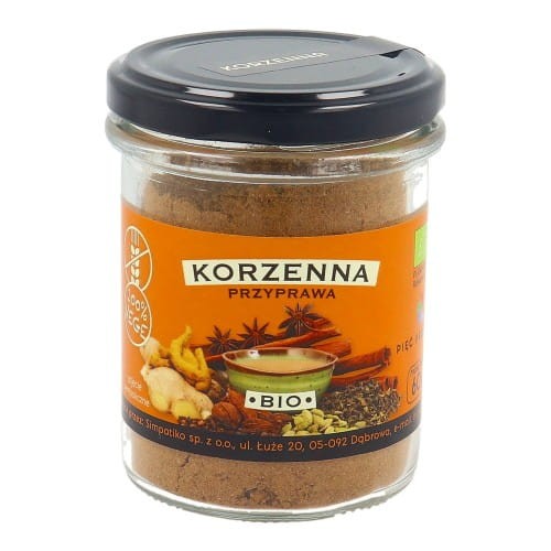 Przyprawa korzenna BIO bezglutenowa 60 g - Pięć Przemian