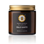 Palo Santo świeca z wosku sojowego 120 ml - Miodowa Mydlarnia