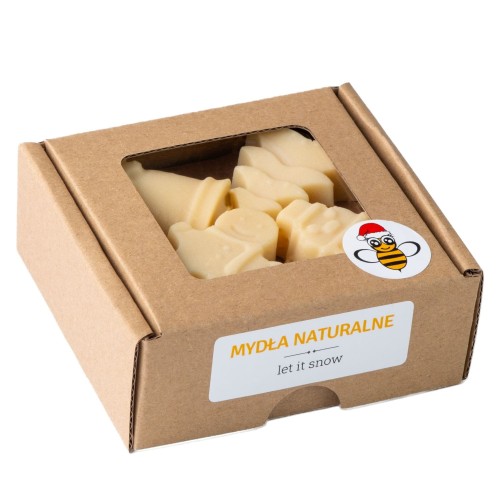 Zestaw mini mydeł Let It Snow 35 g - Miodowa Mydlarnia