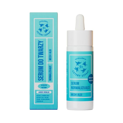 Serum normalizujące Mech i Algi 30 ml - Cztery Szpaki