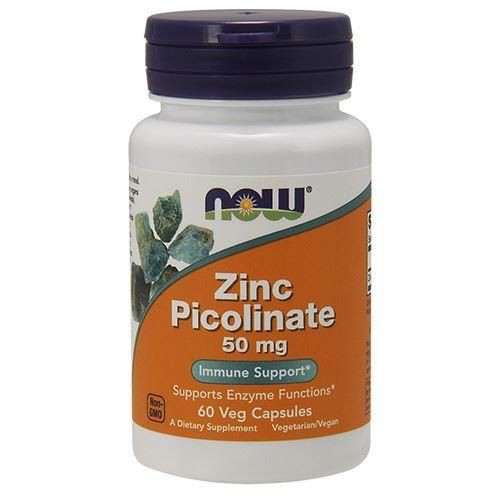Zinc Picolinate Cynk pikolinian 50 mg 60 kapsułek - Now