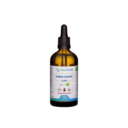 Kwas Solny 4,5% 100 ml - ChemWorld