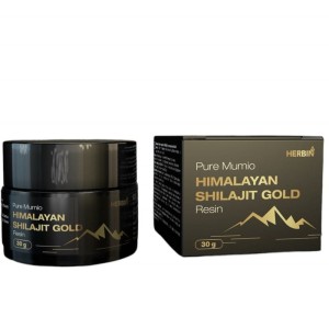 Mumio himalajskie żywe Shilajit Gold pasta 30 g - Herbin