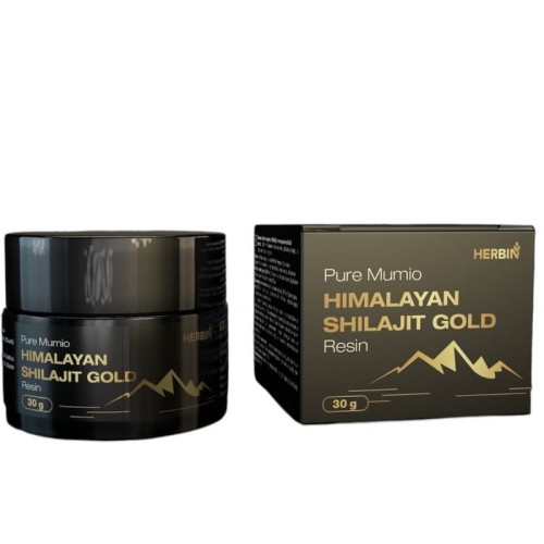 Mumio himalajskie żywe Shilajit Gold pasta 30 g - Herbin