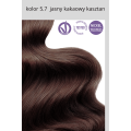 Trwała farba do włosów 5.7 jasny kakaowy kasztan - FlowerTint