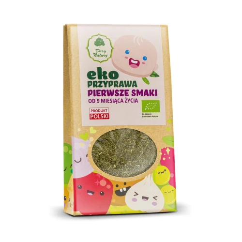 EKO Przyprawa Pierwsze Smaki od 9 miesiąca życia 20 g - Dary Natury