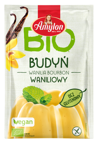 Budyń waniliowy bezglutenowy BIO 40 g - Amylon