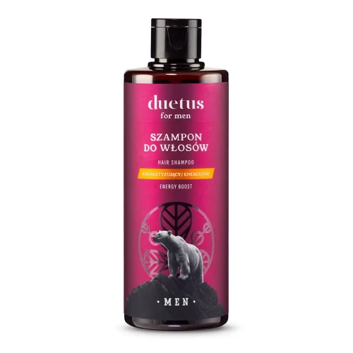 Szampon do włosów energetyzujący 300 ml - Duetus for men