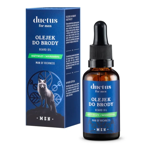 Olejek do brody odżywczy 30 ml - Duetus for men