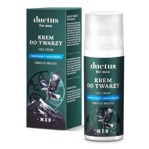 Krem do twarzy nawilżający 50 ml - Duetus for men