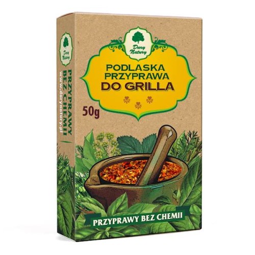 Podlaska przyprawa do grilla 50 g - Dary Natury