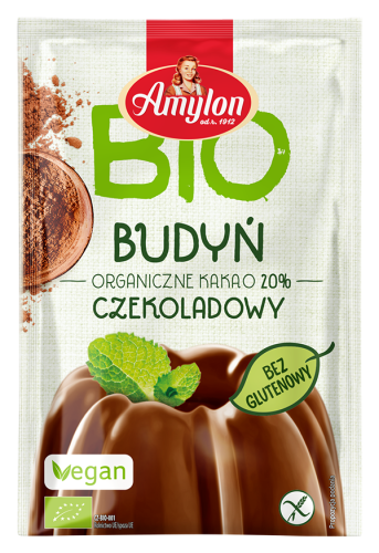 Budyń czekoladowy bezglutenowy BIO 40 g - Amylon