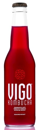Kombucha jagoda Acai herbata bezglutenowa 330 ml - Vigo