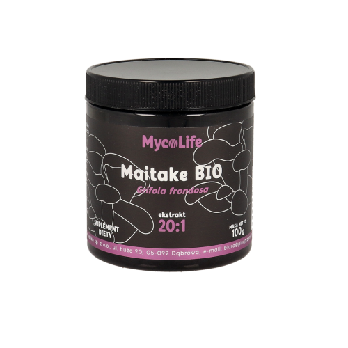 Maitake BIO ekstrakt 20:1 proszek 100 g - MycoLife
