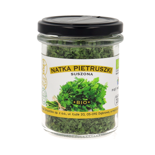 Natka pietruszki suszona BIO bezglutenowa 20 g - Pięć Przemian