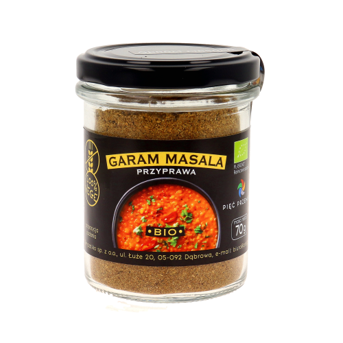Garam Masala BIO bezglutenowa 70 g - Pięć Przemian