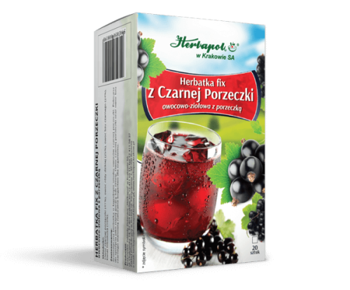 Herbatka FIX z czarnej porzeczki 20 x 2 g (saszetki) - Herbapol