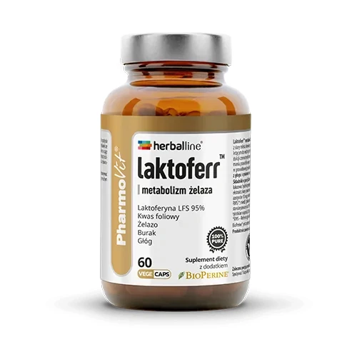 Laktoferr™ metabolizm żelaza 60 kapsułek - PharmoVit