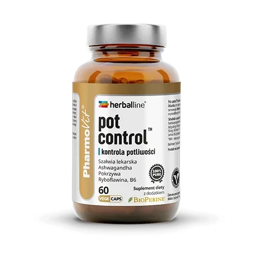 Pot control™ kontrola potu 60 kapsułek - PharmoVit
