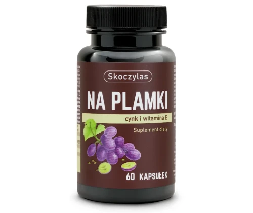 Na Plamki cynk beta karoten witamina E 60 kapsułek - Skoczylas