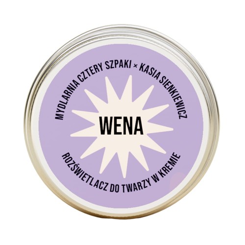 Rozświetlacz do twarzy w kremie Wena 15 ml - Cztery Szpaki x Kasia Sienkiewicz