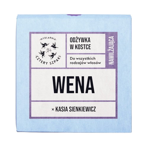 Nawilżająca odżywka w kostce Wena 55 g - Cztery Szpaki x Kasia Sienkiewicz