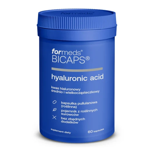 Bicaps Kwas Hialuronowy (hyaluronic acid) 60 kapsułek - Formeds