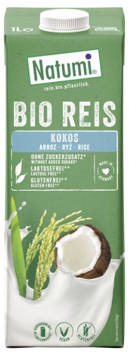 Napój ryżowo - kokosowy bezglutenowy BIO 1 l - Natumi