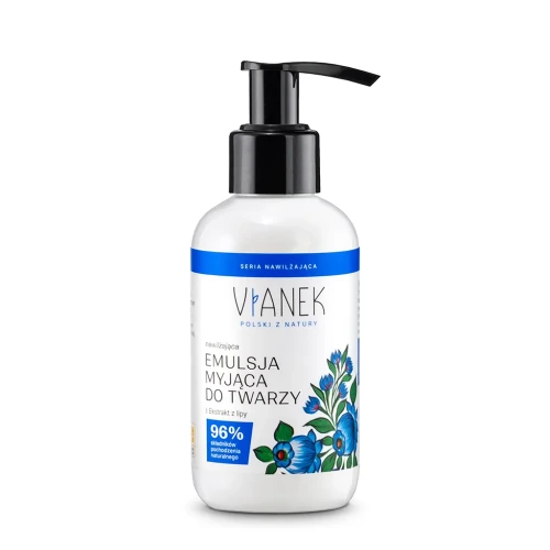 Nawilżająca emulsja myjąca do twarzy 150 ml - Vianek