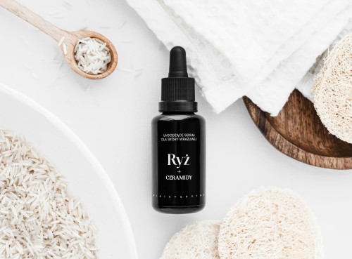 Łagodzące serum do twarzy Ryż + Ceramidy 30 ml - Ministerstwo Dobrego Mydła